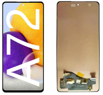 Дисплей (Экран) Samsung A725 (SM-A725F, SM-A725F/DS) Galaxy A72 с тачскрином (сенсором) черный TFT