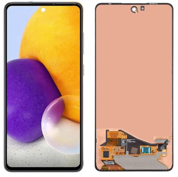 Дисплей (Экран) Samsung A725 (SM-A725F, SM-A725F/DS) Galaxy A72 с тачскрином (сенсором) черный Оригинал