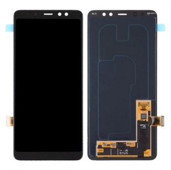 Дисплей (Экран) Samsung A730 (SM-A730F, SM-A730F/DS) Galaxy A8 Plus 2018 с тачскрином (сенсором) черный OLED