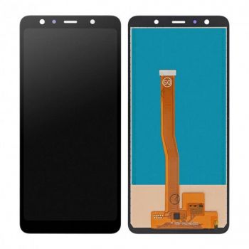 Дисплей (Экран) Samsung A750 (SM-A750F) Galaxy A7 2018 с тачскрином (сенсором) черный OLED