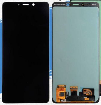 Дисплей (Экран) Samsung A920 (SM-A920F, SM-A920F/DS) Galaxy A9 с тачскрином (сенсором) черный OLED