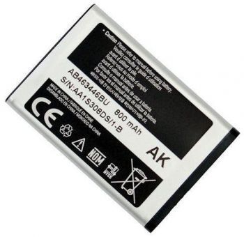 Батарея (аккумулятор) для Samsung AB463446BU X200, E250, B130, B320, C130, C140, E250, C300, E1070, E1100, E210 Оригинал