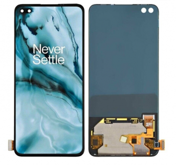 Дисплей (Экран) OnePlus Nord AC2001, AC2003 с тачскрином (сенсором) черный OLED