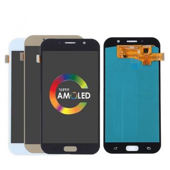 Дисплей (Экран) Samsung A720 (SM-A720F, SM-A720F/DS) Galaxy A7 2017 Duos с тачскрином (сенсором) черный Оригинал