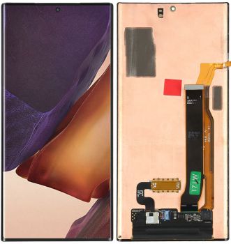 Дисплей (Экран) Samsung N985, N986 (SM-N985F/DS, SM-N986B/DS) Galaxy Note 20 Ultra с тачскрином (сенсором) черный Оригинал