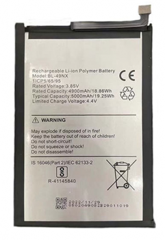 Батарея (аккумулятор) Infinix Hot 30i NFC X669, X669C, X669D BL-49NX 5000mAh Оригинал