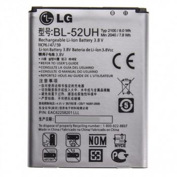 Батарея (аккумулятор) для LG BL-52UH D280 (L65), D285, D320 (L70), D321, D325, H422 Spirit, MS323 Оригинал