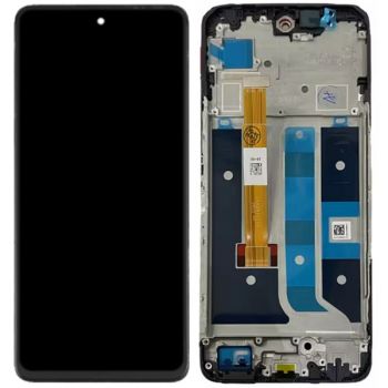 Дисплей (Экран) Realme C67 5G RMX3782 с тачскрином (сенсором) черный с рамкой Оригинал