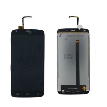 Дисплей (Экран) HomTom HT6, HT6 Pro с тачскрином (сенсором) черный Оригинал