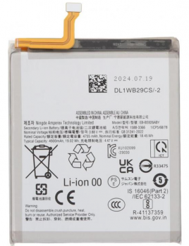 Батарея (аккумулятор) Samsung S936 (SM-S936B, SM-S936B/DS) Galaxy S25 Plus EB-BS936ABY 4900mAh Оригинал