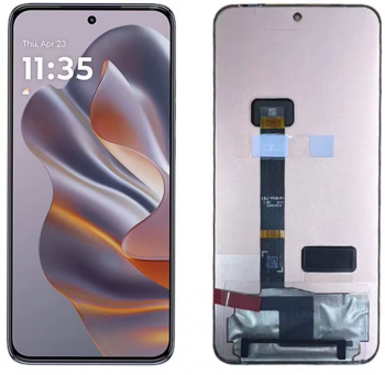 Дисплей (Экран) Motorola XT2409, XT2409-01 Edge 50 Neo с тачскрином (сенсором) черный Оригинал