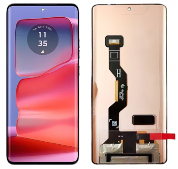 Дисплей (Экран) Motorola XT2403, XT2403-1, XT2403-2 Edge 50 Pro с тачскрином (сенсором) черный Оригинал