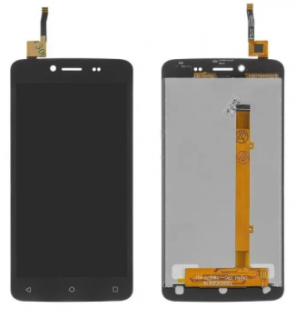 Дисплей (Экран) (LCD) Fly FS505 с сенсором чёрный Оригинал