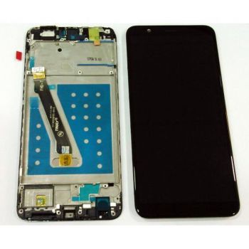 Дисплей (Экран) Huawei P Smart FIG-LX1, FIG-LA1, FIG-LX2, FIG-LX3 с тачскрином (сенсором) черный с рамкой