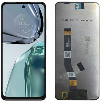 Дисплей (Экран) Motorola XT2223 Moto G62 5G с тачскрином (сенсором) черный Оригинал
