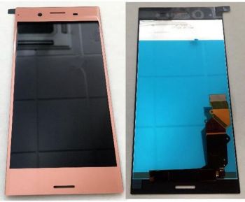 Дисплей (Экран) Sony G8142, G8141 Xperia XZ Premium с тачскрином (сенсором) розовый Оригинал