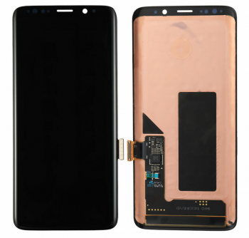 Дисплей (Экран) Samsung G960 (SM-G960F, SM-G960F/DS) Galaxy S9 с тачскрином (сенсором) черный OLED