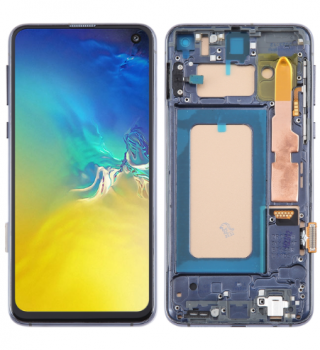 Дисплей (Экран) Samsung G970 (SM-G970F, SM-G970F/DS) Galaxy S10e с тачскрином (сенсором) черный с рамкой TFT