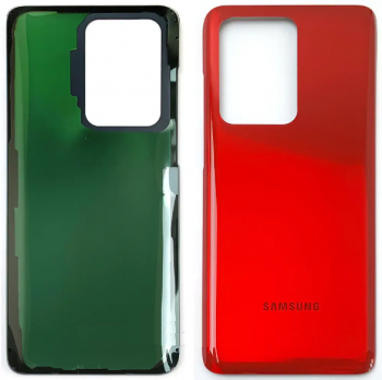Задняя крышка Samsung G988 (SM-G988B, SM-G988B/DS) Galaxy S20 Ultra красная Оригинал
