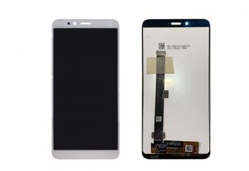 Дисплей (Экран) Lenovo S5 K520 с тачскрином (сенсором) белый Оригинал