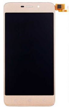 Дисплей (Экран) (LCD) Blackview A10 с сенсором золотой Оригинал