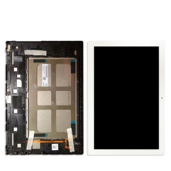 Дисплей (Экран) Lenovo TB-X304L, TB-X304F, TB-X304N, TB-X304X Tab 4 10.1 с тачскрином (сенсором) белый с рамкой