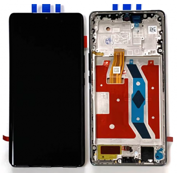 Дисплей (Экран) Huawei Honor Magic 5 Lite RMO-NX3. Honor X9a RMO-NX1 с тачскрином (сенсором) черный с рамкой Оригинал