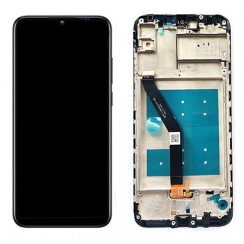 Дисплей (Экран) Huawei Honor 8A 2019 JAT-LX1 с тачскрином (сенсором) черный с рамкой