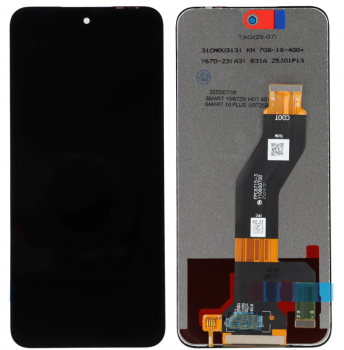 Дисплей (Экран) Infinix Smart 10 X6725, Smart 10 Plus X6725B, X6725C с тачскрином (сенсором) черный