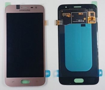 Дисплей (Экран) Samsung J250 (SM-J250F) Galaxy J2 2018 с тачскрином (сенсором) розовый OLED