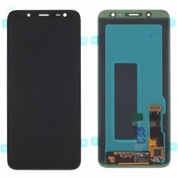 Дисплей (Экран) Samsung J600 (SM-J600F, J600F/DS) Galaxy J6 2018 с тачскрином (сенсором) черный OLED