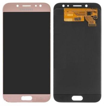 Дисплей (Экран) Samsung J730 (SM-J730F, SM-J730F/DS) Galaxy J7 2017 с тачскрином (сенсором) розовый OLED