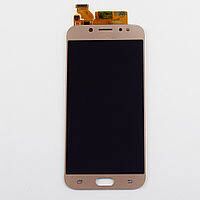 Дисплей (Экран) (LCD) Samsung J330 Galaxy J3 (2017) TFT (подсветка Оригинал) с сенсором золотой