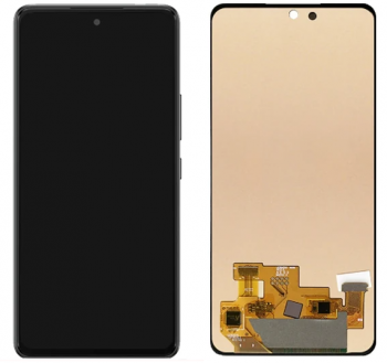 Дисплей (Экран) Samsung A536 (SM-A536B, SM-A536B/DS) Galaxy A53 5G с тачскрином (сенсором) черный OLED
