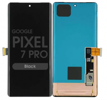 Дисплей (Экран) Google Pixel 7 Pro GP4BC, GE2AE с тачскрином (сенсором) черный OLED