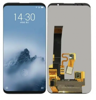 Дисплей (Экран) Meizu 16 M882H, M882Q с тачскрином (сенсором) черный OLED