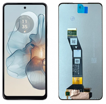 Дисплей (Экран) Motorola XT2423, XT2423-1, XT2423-3 Moto G24 с тачскрином (сенсором) черный Оригинал