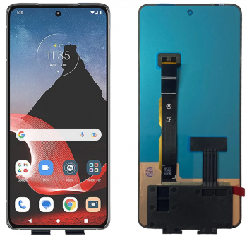 Дисплей (Экран) Motorola XT2309, XT2309-01, XT2309-03 ThinkPhone с тачскрином (сенсором) черный Оригинал