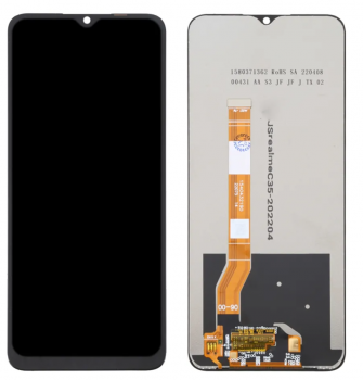Дисплей (Экран) Oppo A78 5G CPH2483, CPH2495. Oppo A58 5G с тачскрином (сенсором) черный Оригинал
