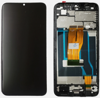 Дисплей (Экран) Realme C33 RMX3624, RMX3627 с тачскрином (сенсором) черный с рамкой Оригинал
