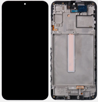 Дисплей (Экран) Samsung A256 (SM-A256E, SM-A256E/DS) Galaxy A25 5G с тачскрином (сенсором) черный с рамкой Оригинал