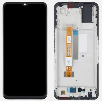 Дисплей (Экран) Vivo Y33s V2109 с тачскрином (сенсором) черный с рамкой Оригинал