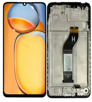Дисплей (Экран) Xiaomi Redmi 13C 23100RN82L, 23106RN0DA. Poco C65 2310FPCA4G с тачскрином (сенсором) черный с рамкой