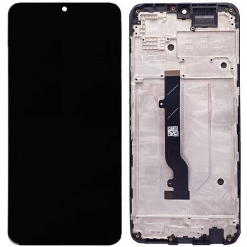 Дисплей (Экран) Infinix Note 11 X663B с тачскрином (сенсором) черный с рамкой OLED