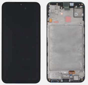 Дисплей (Экран) Samsung A155, A156 (SM-A155F, SM-A155F/DS, SM-A156B, SM-A156B/DS) Galaxy A15 с тачскрином (сенсором) черный с рамкой Оригинал
