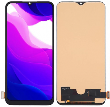 Дисплей (Экран) Xiaomi Mi10 Lite 5G M2002J9E с тачскрином (сенсором) черный TFT
