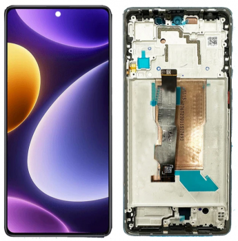 Дисплей (Экран) Xiaomi Poco F5 23049PCD8G, 23049PCD8I с тачскрином (сенсором) черный с рамкой Оригинал