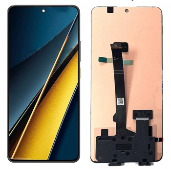 Дисплей (Экран) Xiaomi Poco X6 Pro 5G 2311DRK48G, 2311DRK48I с тачскрином (сенсором) черный Оригинал