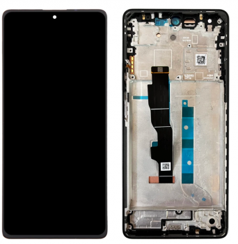 Дисплей (Экран) Xiaomi Redmi Note 13 5G 2312DRAABC, 2312DRAABG с тачскрином (сенсором) черный с рамкой OLED