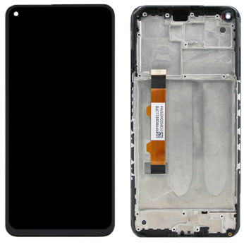 Дисплей (Экран) Xiaomi Redmi Note 9T J22, M2007J22G с тачскрином (сенсором) черный с рамкой Оригинал